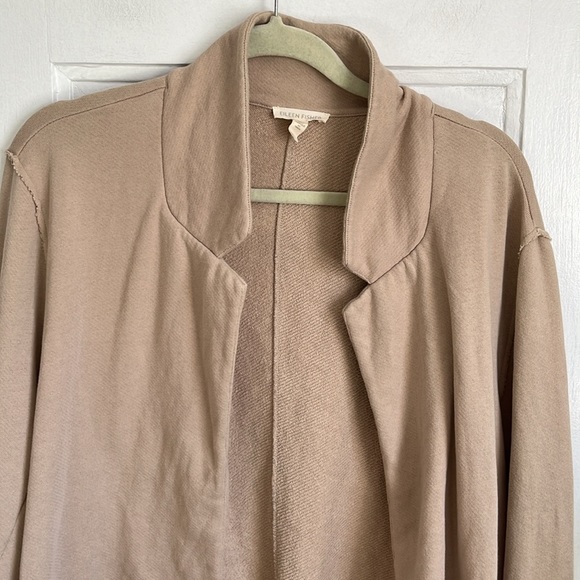 Eileen Fisher Tan cardigan Blazer Organic Cotton - Picture 4 of 10